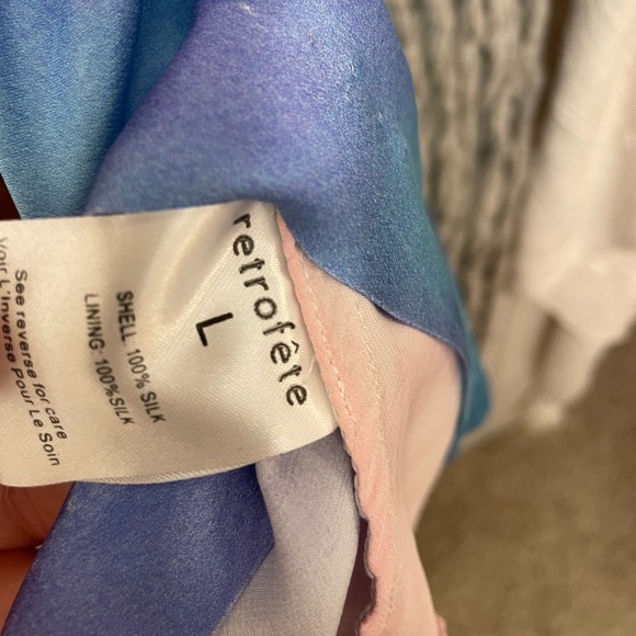 RETROFETE Silk Auris Dress Tie Dye - Picture 8 of 16